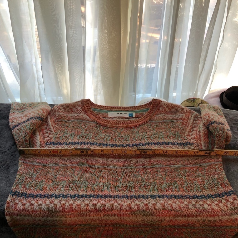 SPARROW long sleeve crewneck sparkly sweater size L #w1015 - Picture 8 of 11